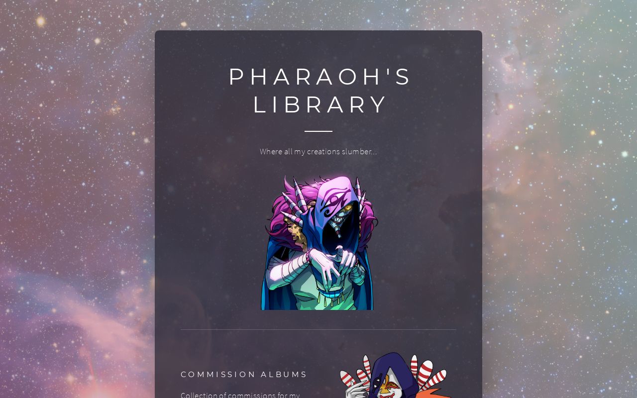 Carrd profile picture for @pharaoh